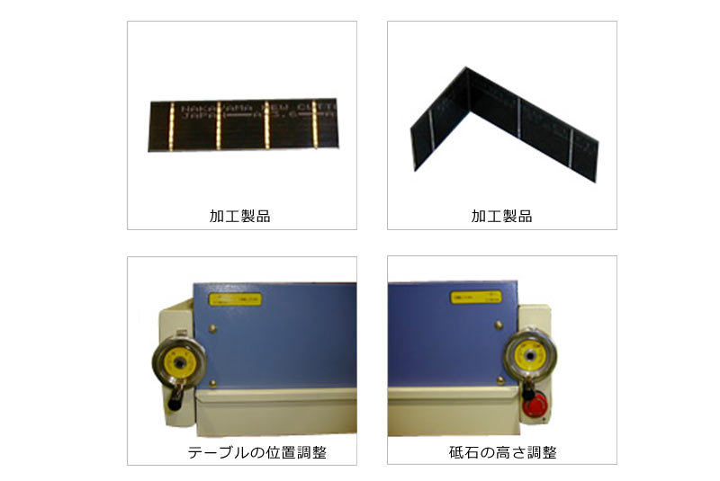 ナイフの切断、溝付けハーフカットがこれ一台